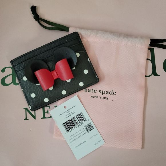 Kate Spade New York & Disney-Minnie Mouse card holder - Picture 3 of 6